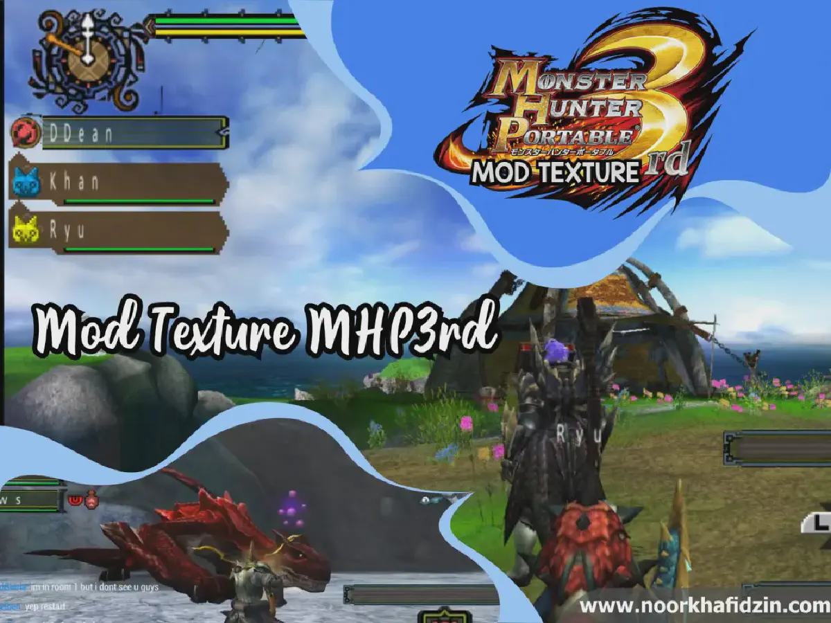 Download Mod HD Texture Pack Monster Hunter Portable 3rd (MHP3rd) PPSSPP