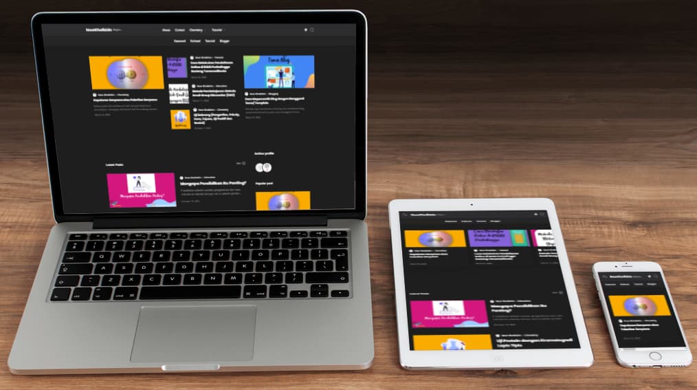 template blogger responsif