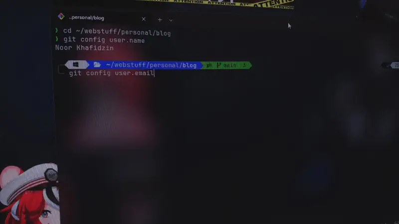 How to check local git identity
